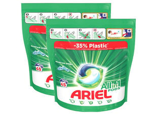 Ariel All-in-1 PODS + Extra Clean Power Wash -kapselit, 46 pesua hinta ja tiedot | Pyykinpesuaineet | hobbyhall.fi
