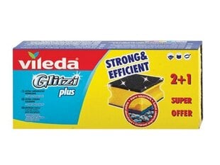 Pesusienet VILEDA "Glitzi Plus", 2+1 kpl hinta ja tiedot | Siivoustarvikkeet | hobbyhall.fi