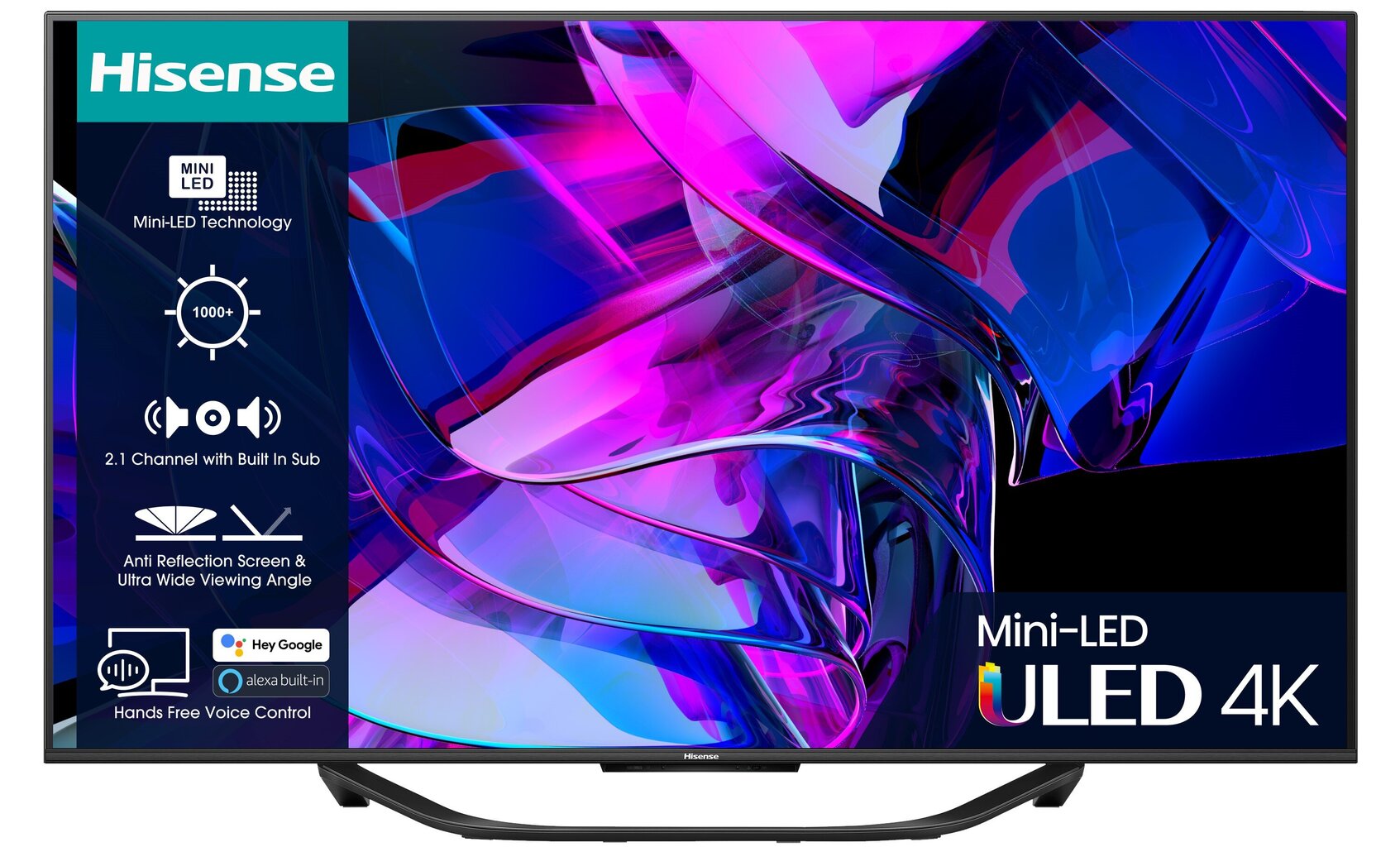 Hisense 65U7KQ hinta ja tiedot | Televisiot | hobbyhall.fi