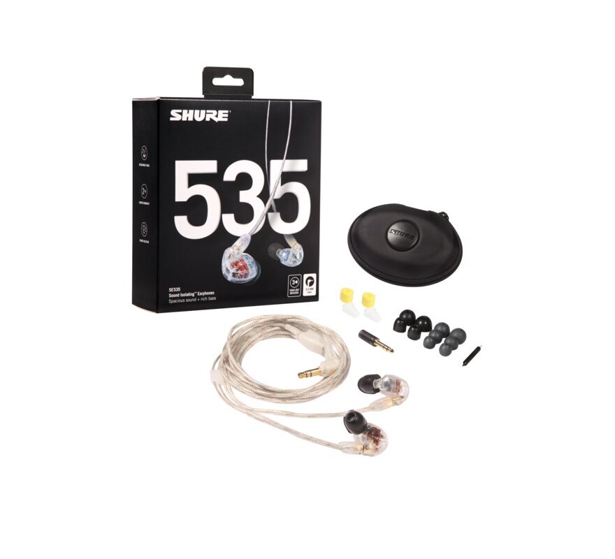 Shure SE535-CL-EFS hinta ja tiedot | Kuulokkeet | hobbyhall.fi