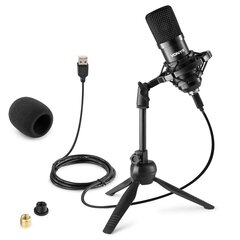 Vonyx CM300B Studio mikrofoni USB musta hinta ja tiedot | Mikrofonit | hobbyhall.fi