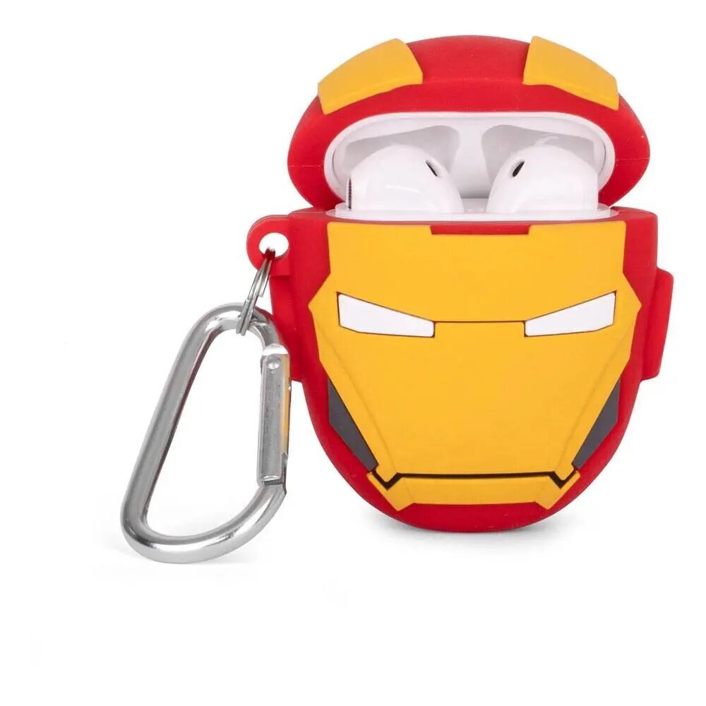 Marvel PowerSquad AirPods -kotelo Iron Man hinta ja tiedot | Kuulokkeiden tarvikkeet | hobbyhall.fi