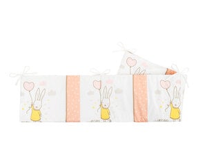 Pinnasängyn suojus Kikka Boo Rabbits in Love, 210 cm hinta ja tiedot | Lasten turvallisuus | hobbyhall.fi