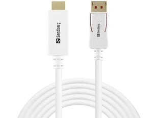 Sandberg DisplayPort.HDMI, 2 m hinta ja tiedot | Sandberg Televisiot ja lisätarvikkeet | hobbyhall.fi