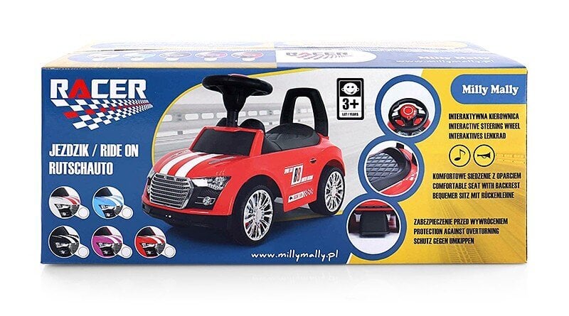 Milly Mally Ajoneuvo Red Racer hinta ja tiedot | Vauvan lelut | hobbyhall.fi