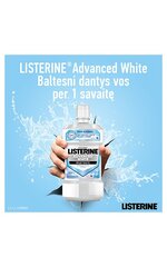 Advanced White Mild Taste suuvesi hinta ja tiedot | Listerine Hajuvedet ja kosmetiikka | hobbyhall.fi
