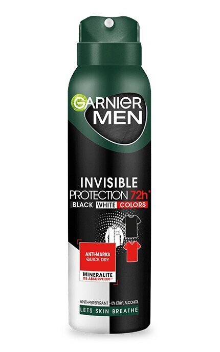 Men Invisible Protection 72h antiperspirantti spray 150ml hinta ja tiedot | Deodorantit | hobbyhall.fi