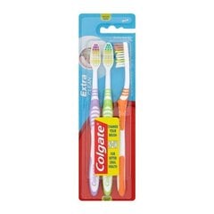 Extra Clean Colgate -hammasharja, 3 kpl. hinta ja tiedot | Suuhygienia | hobbyhall.fi