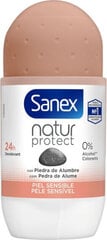 Sanex Deodorant Natur Protect herkälle iholle 24h 0% alkoholia 50ml hinta ja tiedot | Deodorantit | hobbyhall.fi