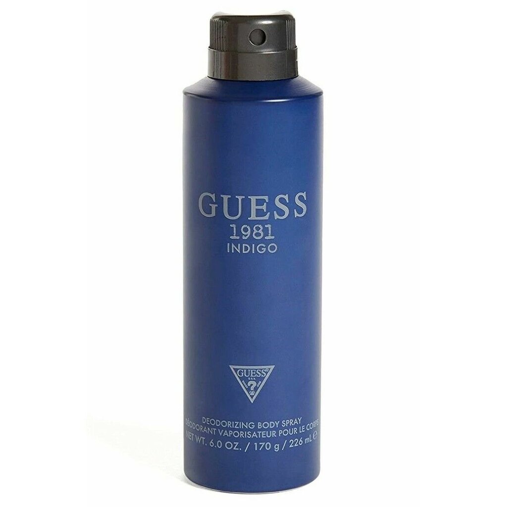 Guess 1981 Indigo for Men Deospray, 226 ml hinta ja tiedot | Deodorantit | hobbyhall.fi