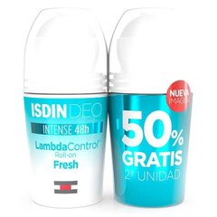 Isdin Lambda Control Intense 48h Roll-on Deodorantti 2X50ml hinta ja tiedot | Isdin Hajuvedet ja kosmetiikka | hobbyhall.fi
