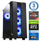 Intop AQUA Ryzen 5 7600X 32GB DDR5 2TB SSD M.2 NVME+2TB RTX3060 12GB WIN11 hinta ja tiedot | Pöytätietokoneet | hobbyhall.fi