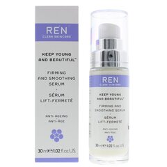 REN Clean Skincare Keep Young And Beautiful Firming And Smoothing ihoseerumi 30 ml hinta ja tiedot | Kasvoöljyt ja seerumit | hobbyhall.fi