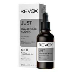 Hyaluronihapposeerumi kasvojen ihon kosteutukseen ja kiinteyttämiseen Revox Just Hyaluronic Acid, 30 ml hinta ja tiedot | Revuele Hajuvedet ja kosmetiikka | hobbyhall.fi