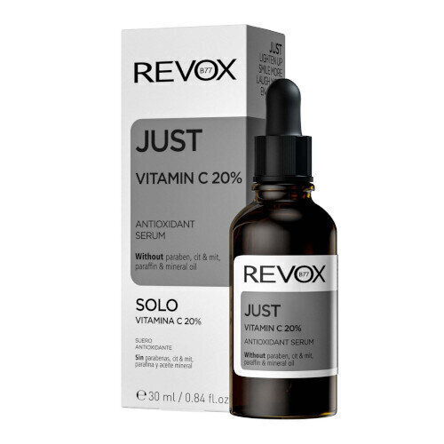 Kasvoseerumi Revox Just Vitamin C 20%, 30 ml hinta ja tiedot | Kasvoöljyt ja seerumit | hobbyhall.fi