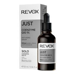 Kasvoseerumi ryppyjä vastaan Revox Just Coenzyme Q10 Anti-Aging 30 ml hinta ja tiedot | Revox Hajuvedet ja kosmetiikka | hobbyhall.fi