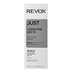 Kasvoseerumi ryppyjä vastaan Revox Just Coenzyme Q10 Anti-Aging 30 ml hinta ja tiedot | Revox Hajuvedet ja kosmetiikka | hobbyhall.fi