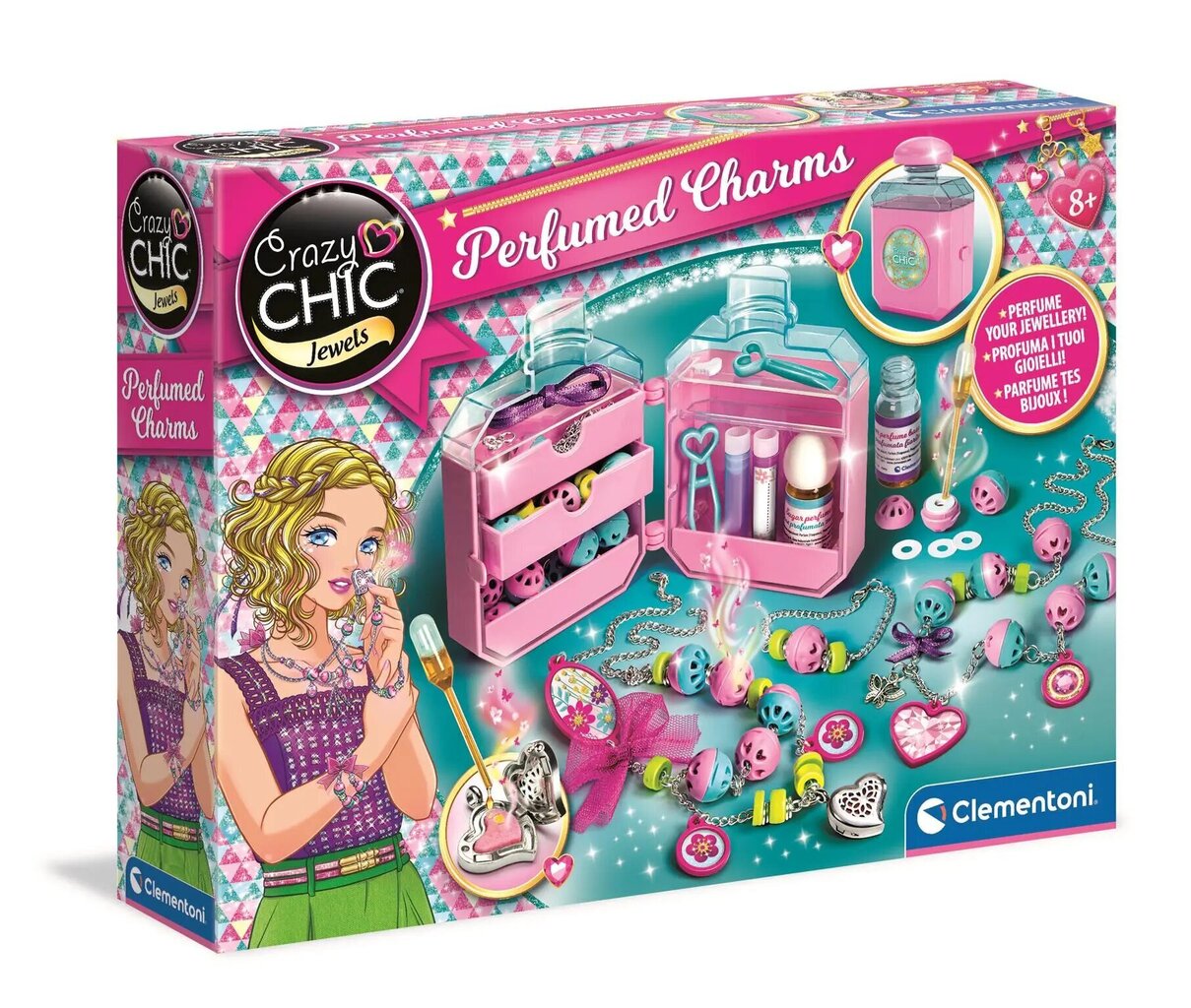 Hullu Chic Creative Set tuoksuvia koruja hinta ja tiedot | Tyttöjen lelut | hobbyhall.fi