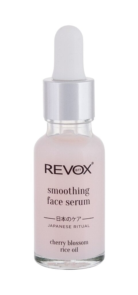 Revox Japanese Ritual Smoothing Face ihoseerumi 20 ml hinta ja tiedot | Kasvoöljyt ja seerumit | hobbyhall.fi