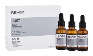 Set Revox Just Daily Routine: kasvoöljy, 30 ml + kasvoseerumi, 30 ml + silmäseerumi, 30 ml hinta ja tiedot | Kasvoöljyt ja seerumit | hobbyhall.fi