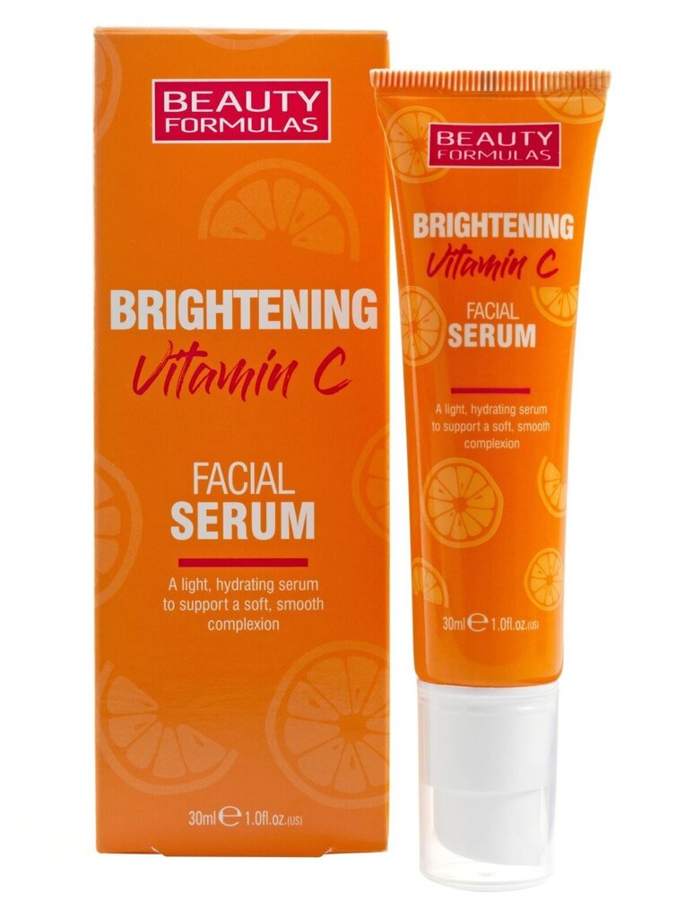 Kirkastava kasvoseerumi Beauty Formulas Vitamin C 30 ml hinta ja tiedot | Kasvoöljyt ja seerumit | hobbyhall.fi