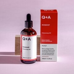 Q+A Rosehip puhdistusöljy 100 ml hinta ja tiedot | Q+A Hajuvedet ja kosmetiikka | hobbyhall.fi