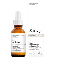 The Ordinary 100% Organic Virgin Chia Seed Oil -chiaseimenöljy, 30 ml hinta ja tiedot | The Ordinary Hajuvedet ja kosmetiikka | hobbyhall.fi