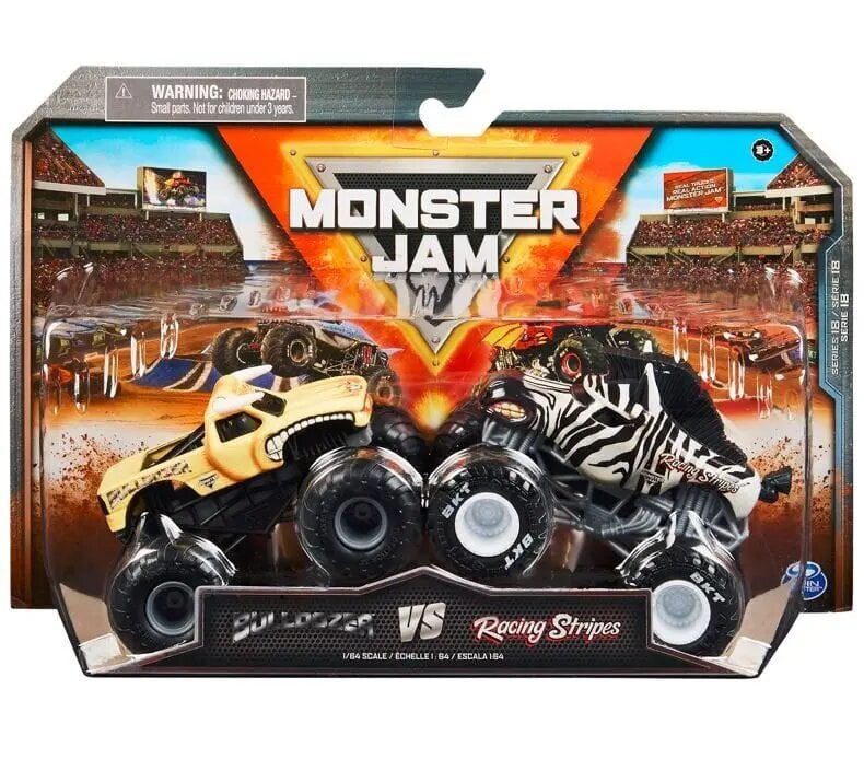 Monster Jam 1:64 die-cast 2-pack mix hinta ja tiedot | Poikien lelut | hobbyhall.fi