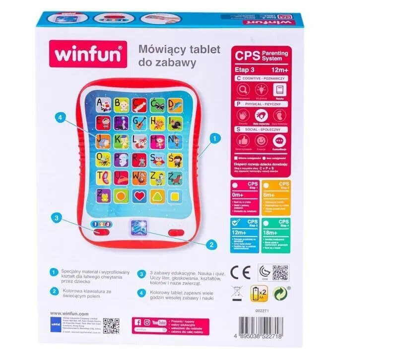 Winfun Bystry -tabletti hinta ja tiedot | Vauvan lelut | hobbyhall.fi