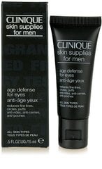 Clinique For Men Anti-Age Eye Cream silmänympärysvoide miehelle 15 ml hinta ja tiedot | Silmänympärysvoiteet ja seerumit | hobbyhall.fi