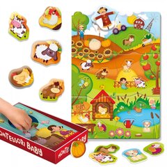 Peli Montessori Palapelilaatikko- Farmi hinta ja tiedot | Vauvan lelut | hobbyhall.fi