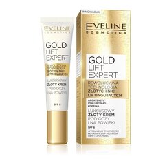 Eveline Cosmetics Gold Lift Expert -silmänympärysvoide, 15 ml hinta ja tiedot | Silmänympärysvoiteet ja seerumit | hobbyhall.fi
