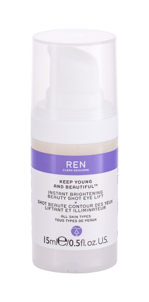 Ren Instant Brightening Beauty Shot Eye Lift silmänympärysvoide 15 ml hinta ja tiedot | Silmänympärysvoiteet ja seerumit | hobbyhall.fi