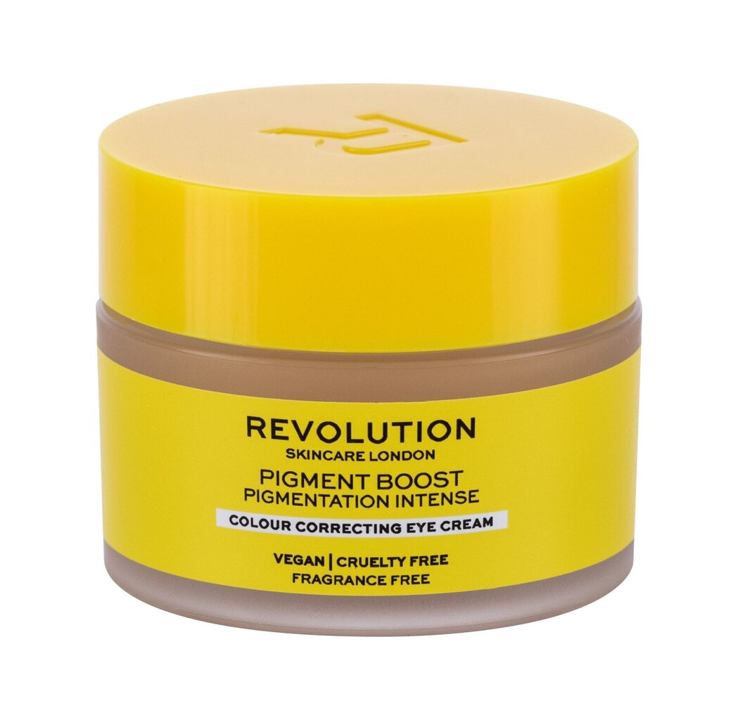 Revolution Skincare Pigment Boost Colour Correcting silmänympärysvoide 15 ml hinta ja tiedot | Silmänympärysvoiteet ja seerumit | hobbyhall.fi