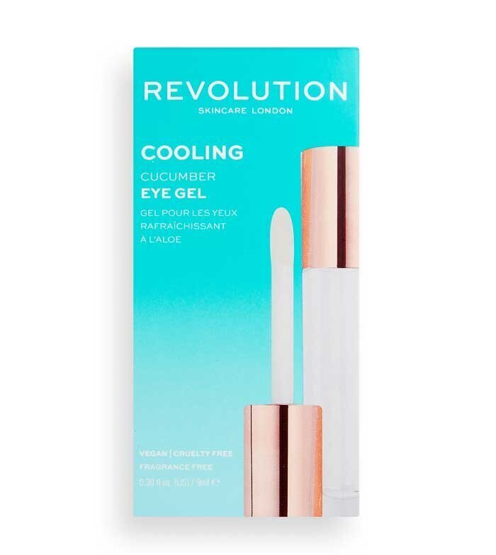 Revolution Skincare Cooling Cucumber silmänympärysgeeli 9 ml hinta ja tiedot | Silmänympärysvoiteet ja seerumit | hobbyhall.fi