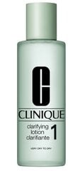 Clinique 3-Step Skin Care 1 kasvovesi 200 ml hinta ja tiedot | Kasvojen puhdistusaineet | hobbyhall.fi