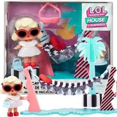 LOL Surprise House of Surprises Vacay Lounge Leading Baby 583790 hinta ja tiedot | Tyttöjen lelut | hobbyhall.fi