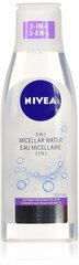 Nivea Sensitive 3in1 Micellar Cleansing Water misellivesi 200 ml hinta ja tiedot | Kasvojen puhdistusaineet | hobbyhall.fi