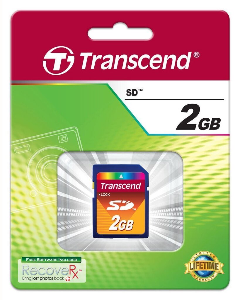 Muistikortti Transcend SD 2GB hinta ja tiedot | Kameran muistikortit | hobbyhall.fi