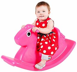 "Pikku Tikes" Rocking Horse-Magenta 1pk hinta ja tiedot | Vauvan lelut | hobbyhall.fi