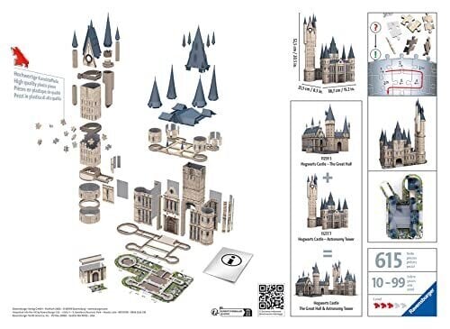 Ravensburger Harry Potter 3D -palapalapelit hinta ja tiedot | Poikien lelut | hobbyhall.fi