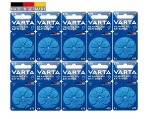 Varta paristot kuulokojeisiin 675, 60 kpl. hinta ja tiedot | Paristot | hobbyhall.fi