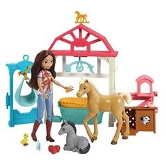 Spirit Lucky's Foal Nursery - PlaySet 4 eläinhahmoilla ja Lucky Doll hinta ja tiedot | Tyttöjen lelut | hobbyhall.fi
