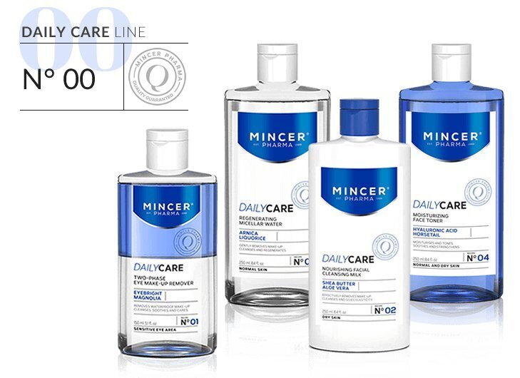 Elvyttävä misellivesi Mincer Pharma Daily Care Nr. 03 250 ml hinta ja tiedot | Kasvojen puhdistusaineet | hobbyhall.fi