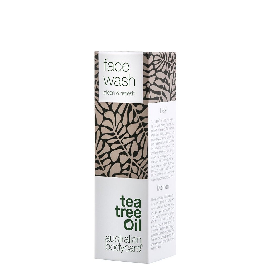 Kasvojen puhdistusaine teepuuöljyllä Australian BodyCare Tea Tree Oil 100 ml hinta ja tiedot | Kasvojen puhdistusaineet | hobbyhall.fi