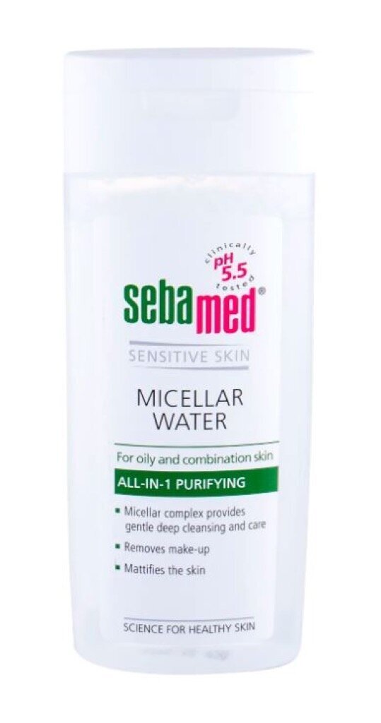 SebaMed Sensitive Skin Micellar Water misellivesi 200 ml hinta ja tiedot | Kasvojen puhdistusaineet | hobbyhall.fi