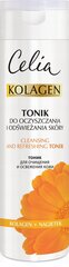 Puhdistava ja virkistävä tonic Celia Collagen 200 ml hinta ja tiedot | Kasvojen puhdistusaineet | hobbyhall.fi