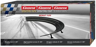 Carrera Slot Lisävarusteet - High Banked Curve 3/30° (6) 1:24 (20020576) hinta ja tiedot | Poikien lelut | hobbyhall.fi