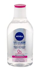 Nivea MicellAIR misellivesi 400 ml hinta ja tiedot | Kasvojen puhdistusaineet | hobbyhall.fi