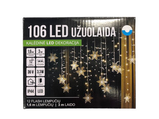 Jouluvalot 106LED/ 160cm x 100cm, sininen, kylmä valkoinen hinta ja tiedot | Jouluvalot | hobbyhall.fi